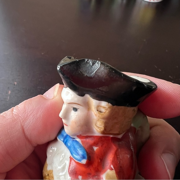 Vintage 1940's Made in Occupied Japan Toby Mug, Barware, Japanese Ceramics, MIOJ - Picture 6 of 7